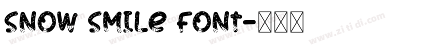Snow Smile Font字体转换